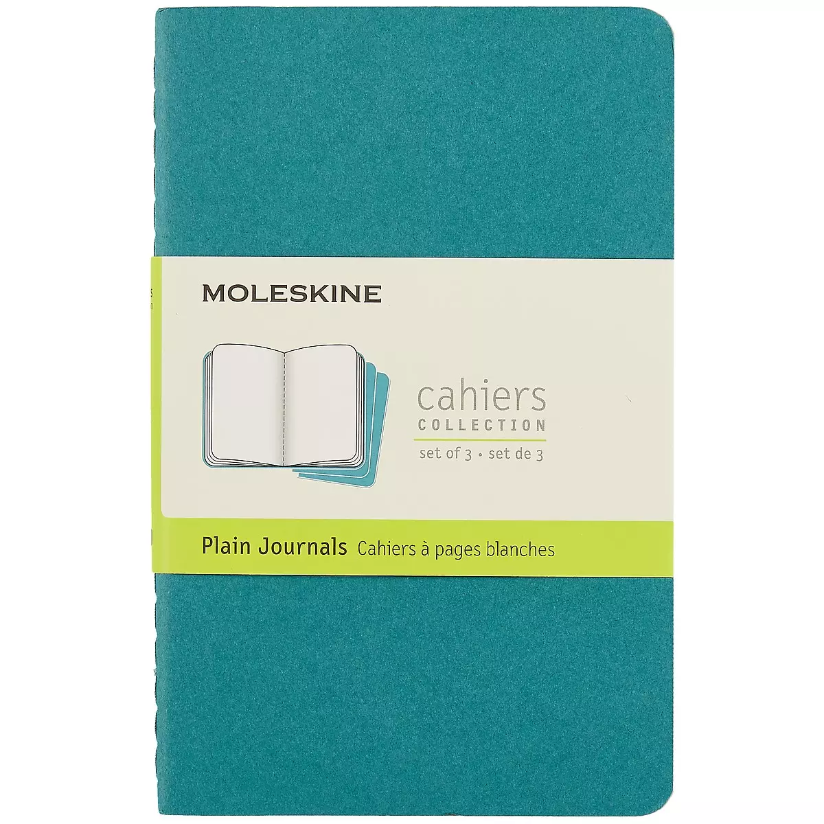 

Набор книг для записей Moleskin Cahier Journal Pocket, 3 штуки, мягкая обложка, 32 листа, А6