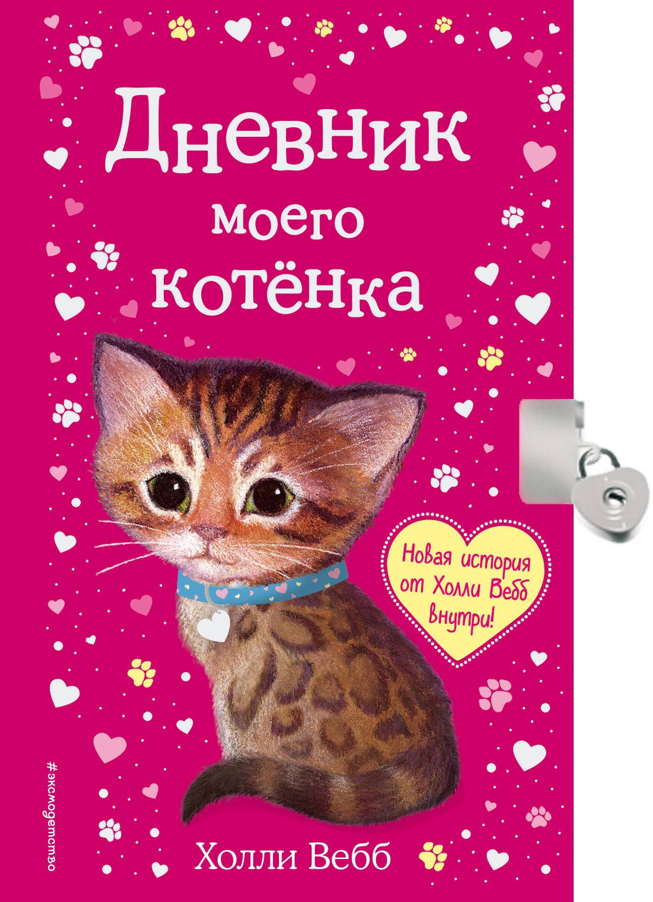 

Дневник моего котёнка (с фигурным замочком, Китай)