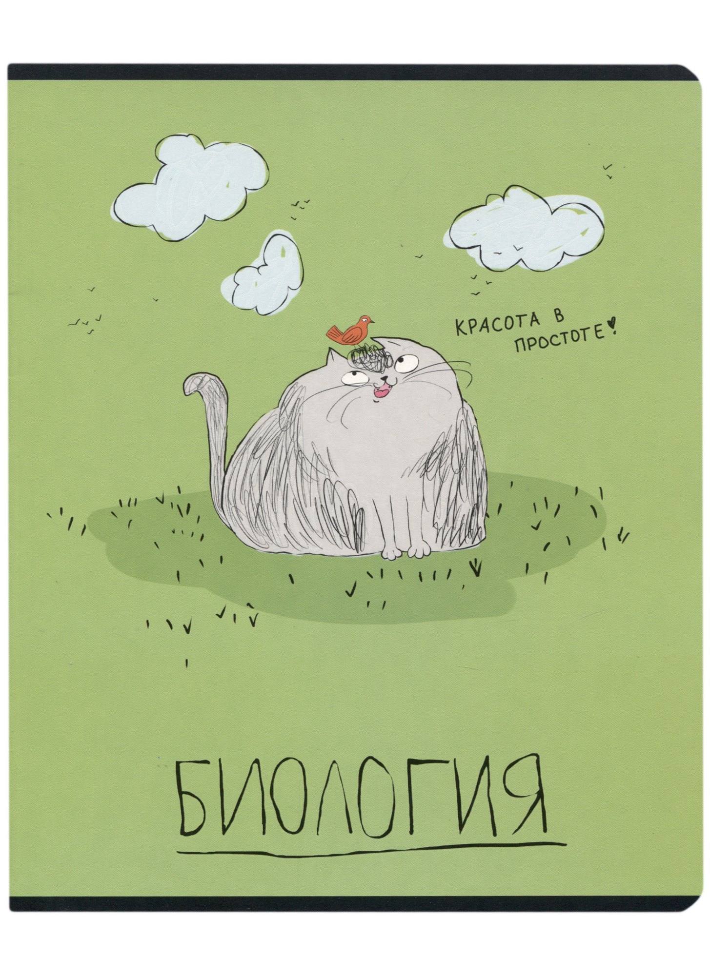 

Тетрадь предметная в клетку Феникс+, "Любознательные коты. Биология", 48 листов