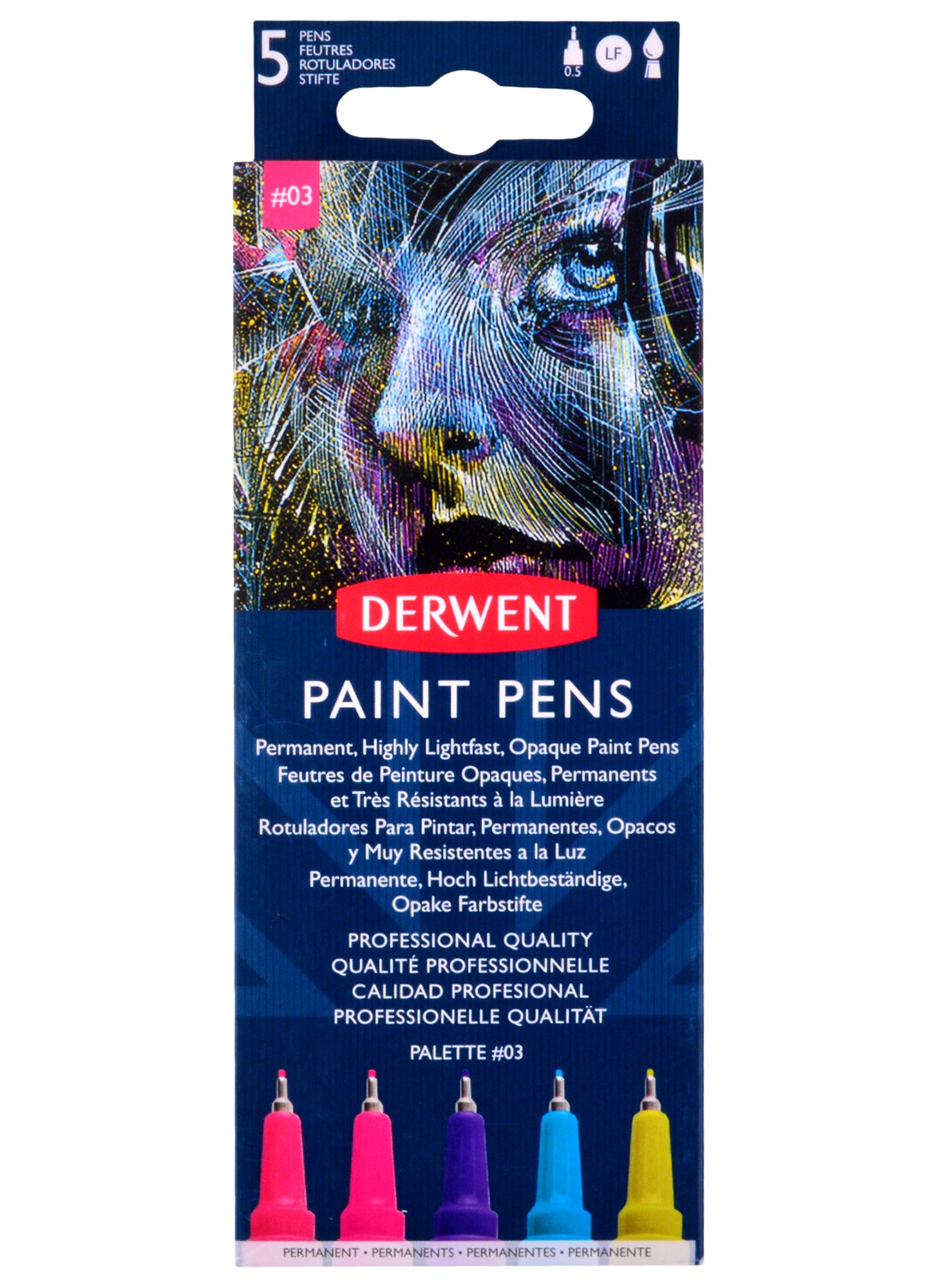 

Набор капиллярных ручек Paint Pen №3 5шт