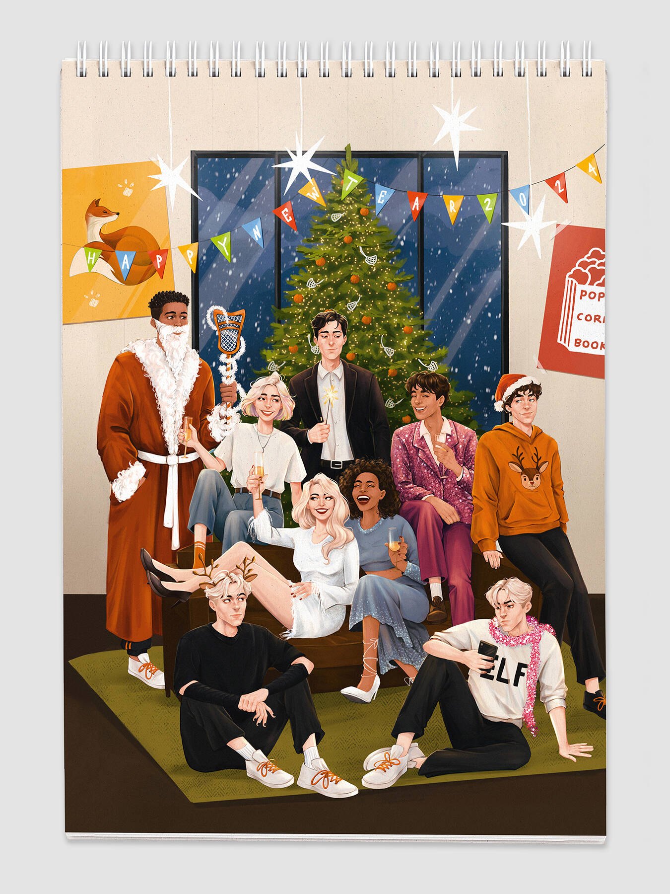 

В КЛЕТКУ Блокнот "Happy New Tear"
