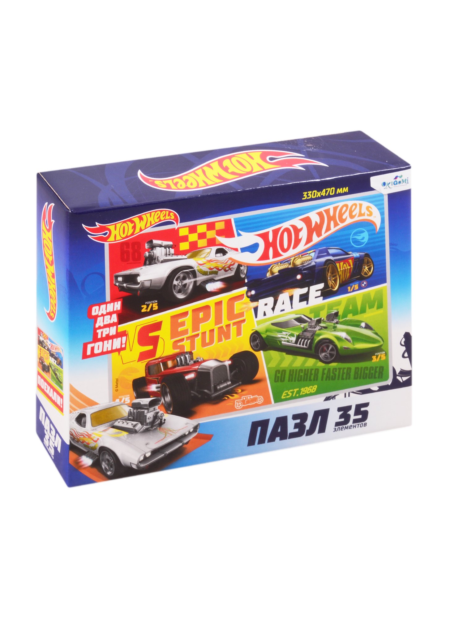 

Пазл 35 эл. Гигант. Hot Wheels. Команда