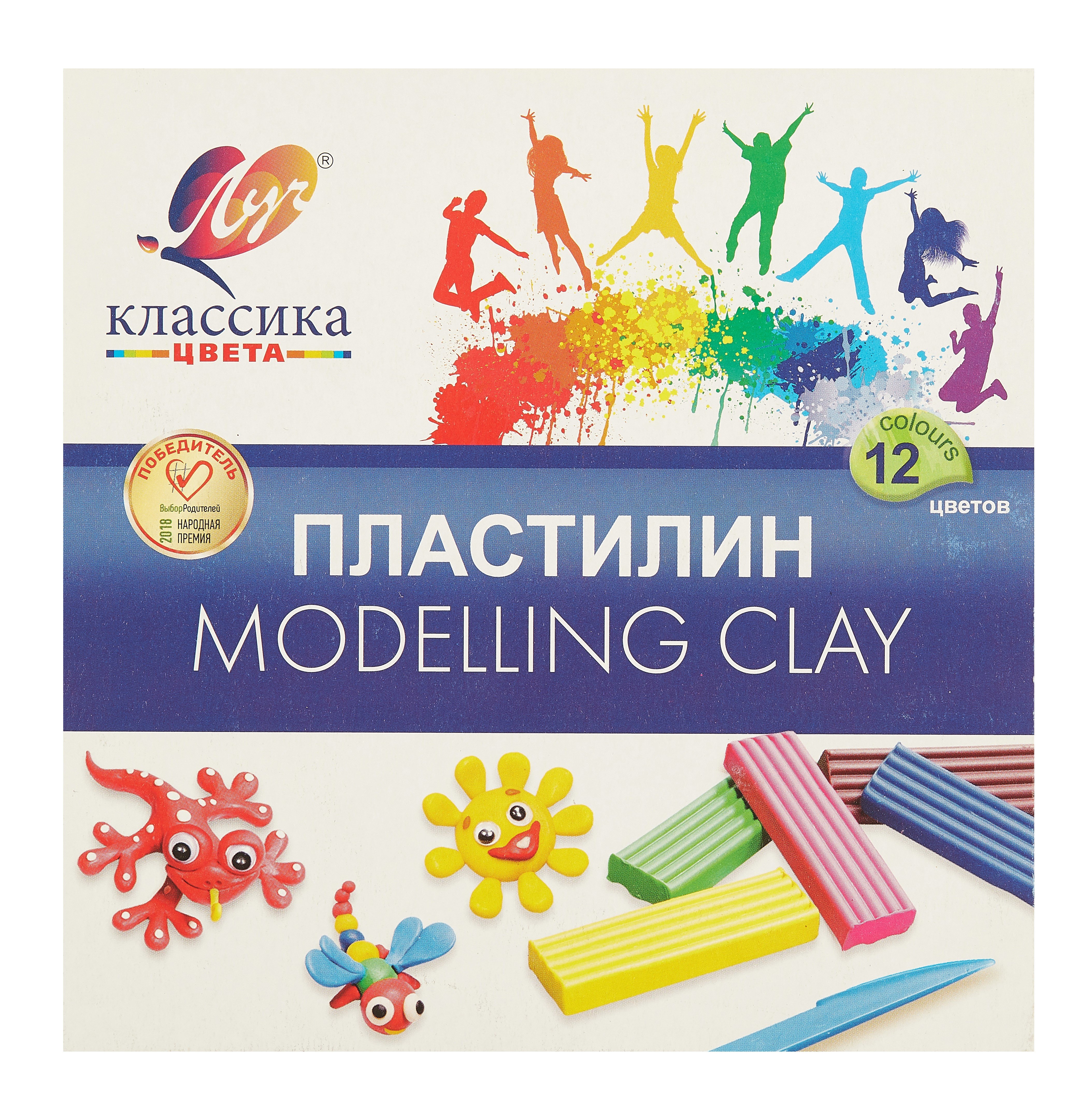 

Пластилин "Классика", 12 цв.