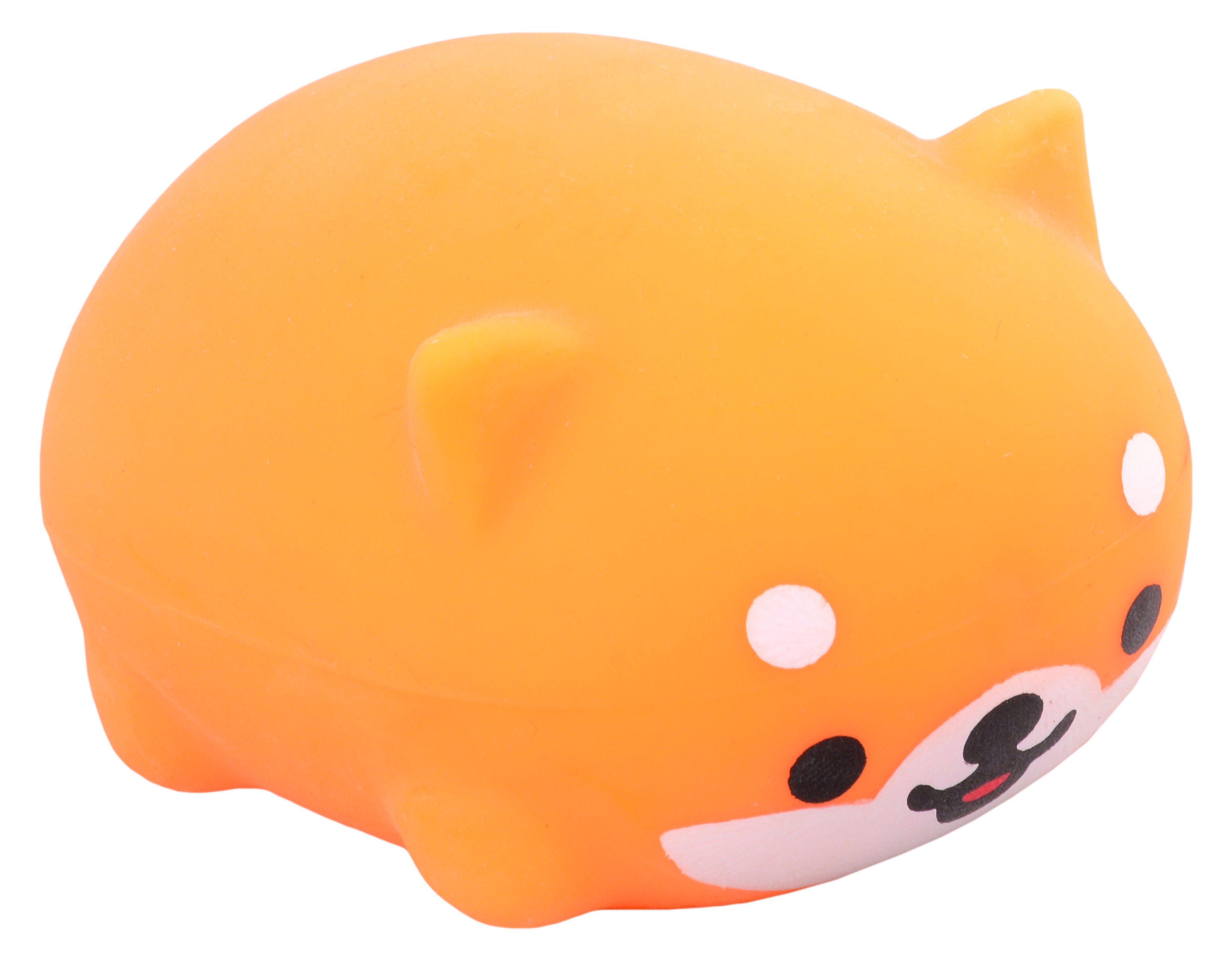 Антистресс Мяшка собака Сиба-Ину в картонной коробке оранжевая 199₽