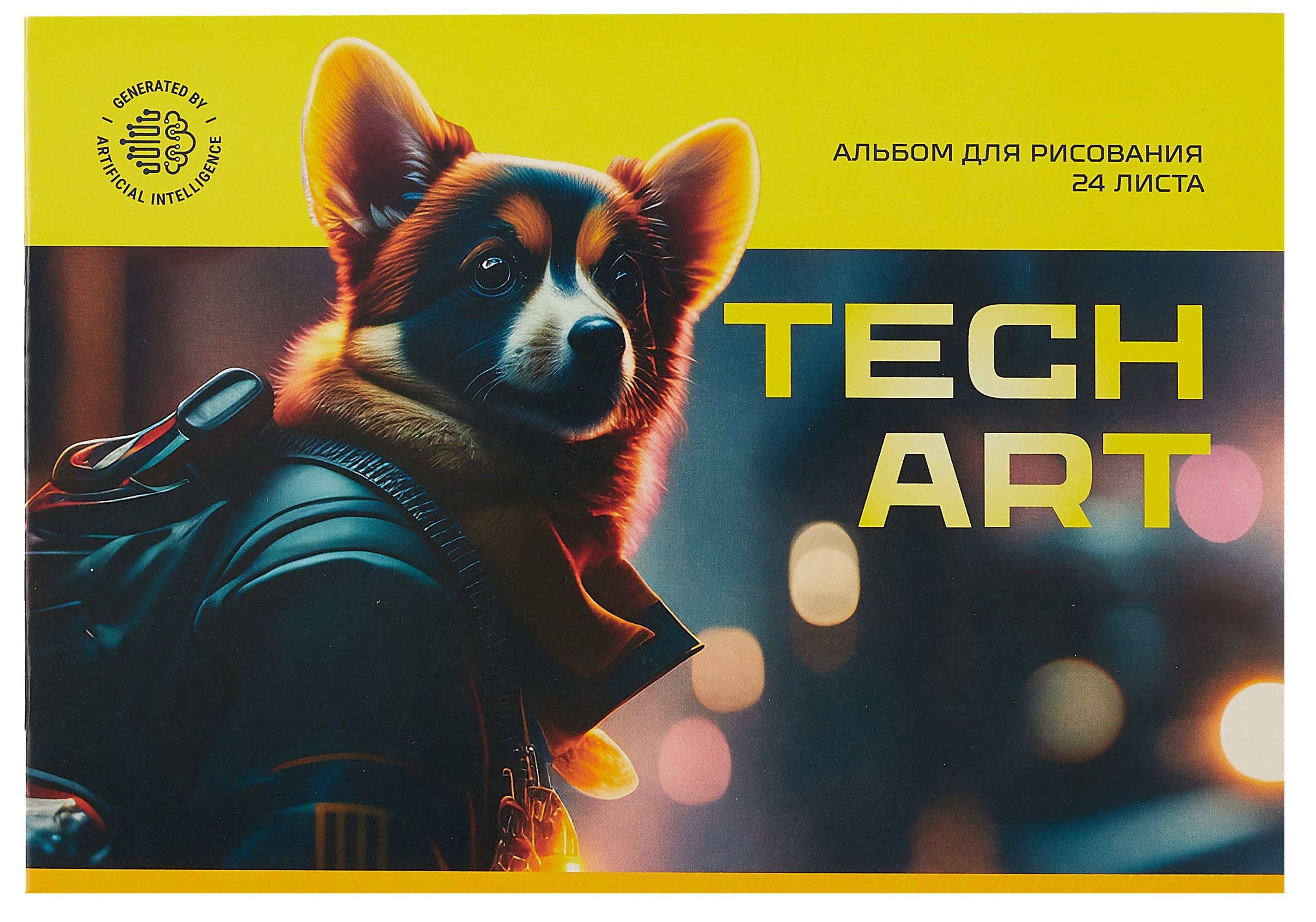 

Альбом для рисования BG, TechArt, А4, 24 листа, в ассортименте