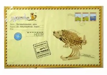 

Игра, Mapacha, Пазлы трехмерные Карп
