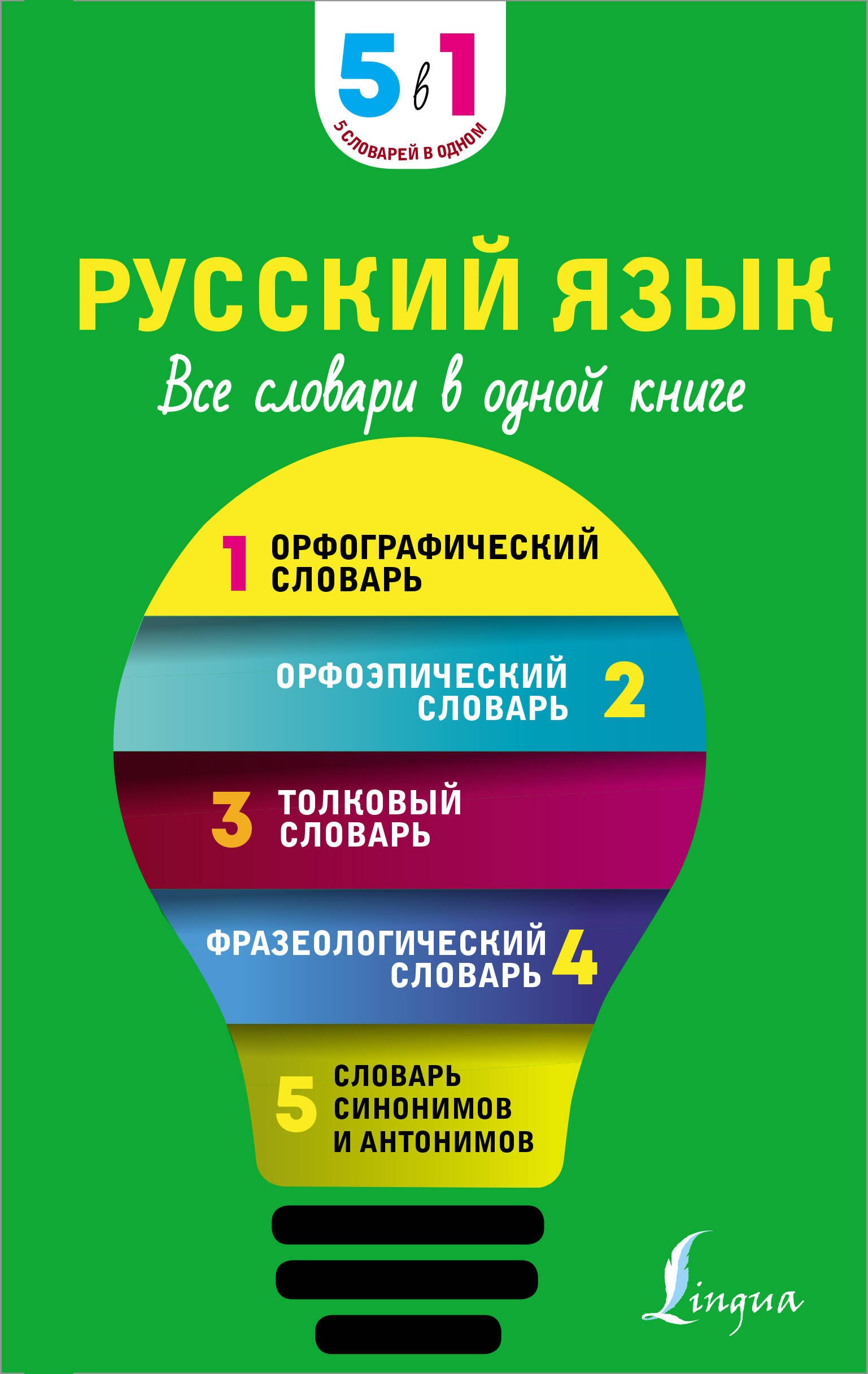 

Русский язык. Все словари в одной книге. Орфографический словарь. Орфоэпический словарь. Толковый словарь. Фразеологический словарь. Словарь синонимов и антонимов