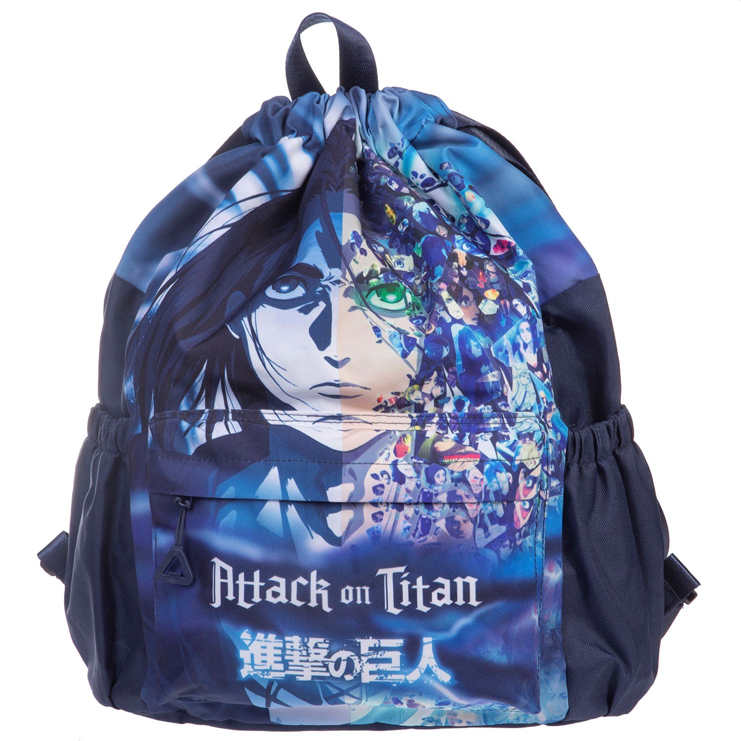 

Рюкзак--мешок "Атака Титанов. Сезон 4" 44*33*14см, полиэстер, 1отд., 3 кармана