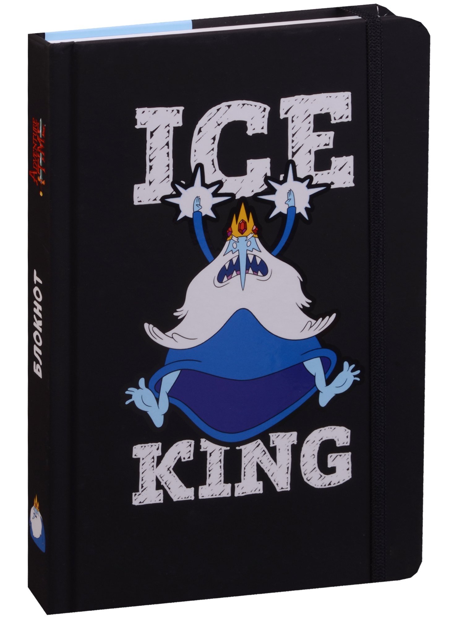 

Adventure time Блокнот с резинкой Снежный король