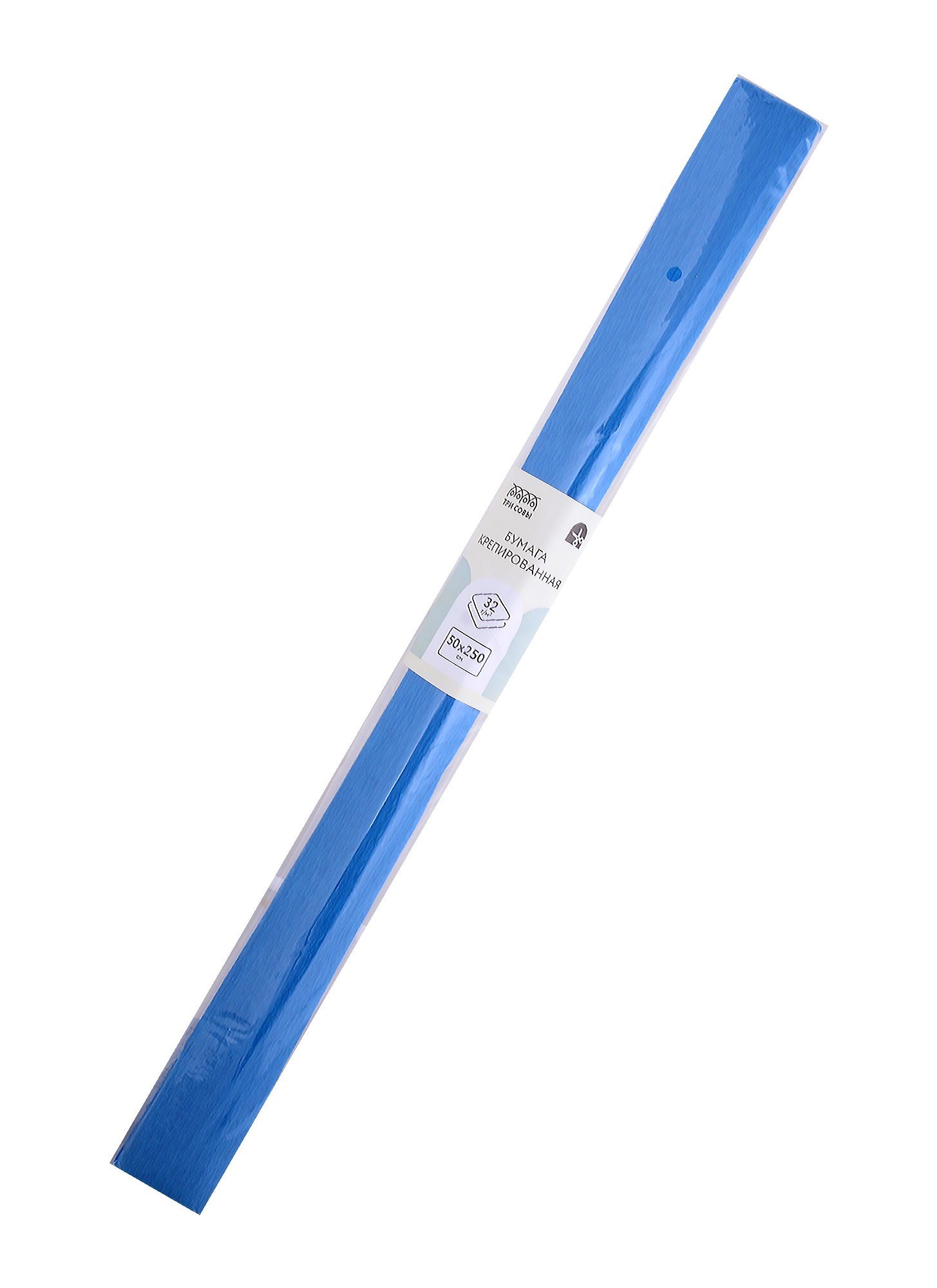 Бумага гофрированная quotНебесно-голубая quot 50250 Три совы индуп подвес 139₽