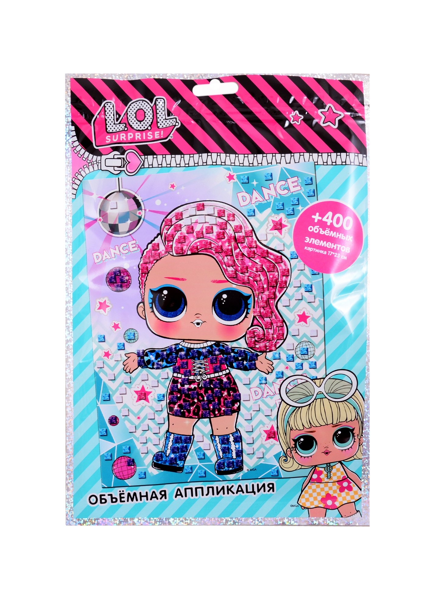 

Объемная аппликация L.O.L. Winter disco (17х23) (LN0005)