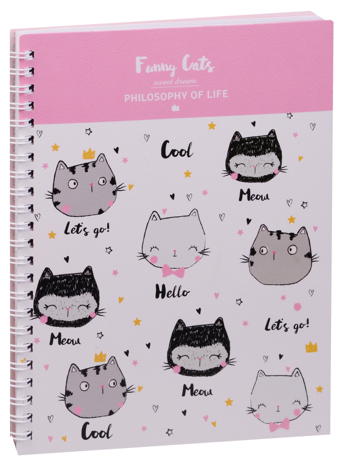 

Тетрадь в клетку Be Smart, Funny cats, 96 листов