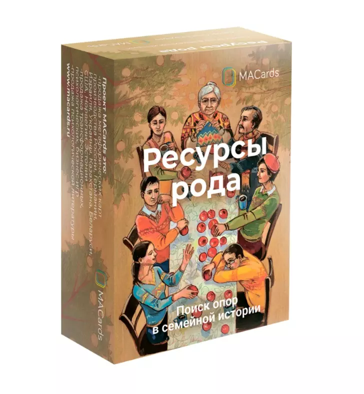 Метафорические ассоциативные карты "Ресурсы Рода". Поиск опор в семейной истории