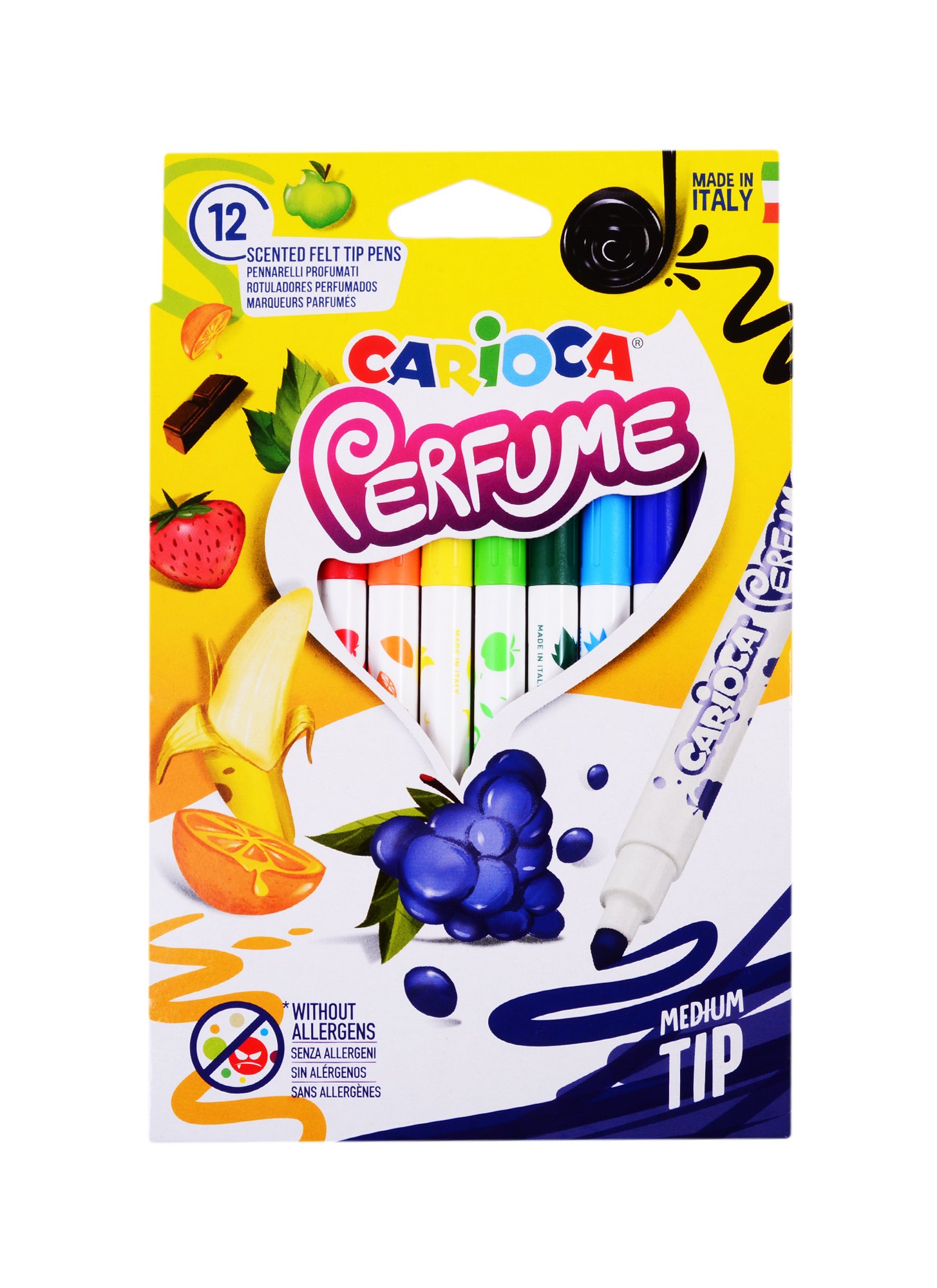 

Фломастеры Carioca, Perfume, 12 цветов