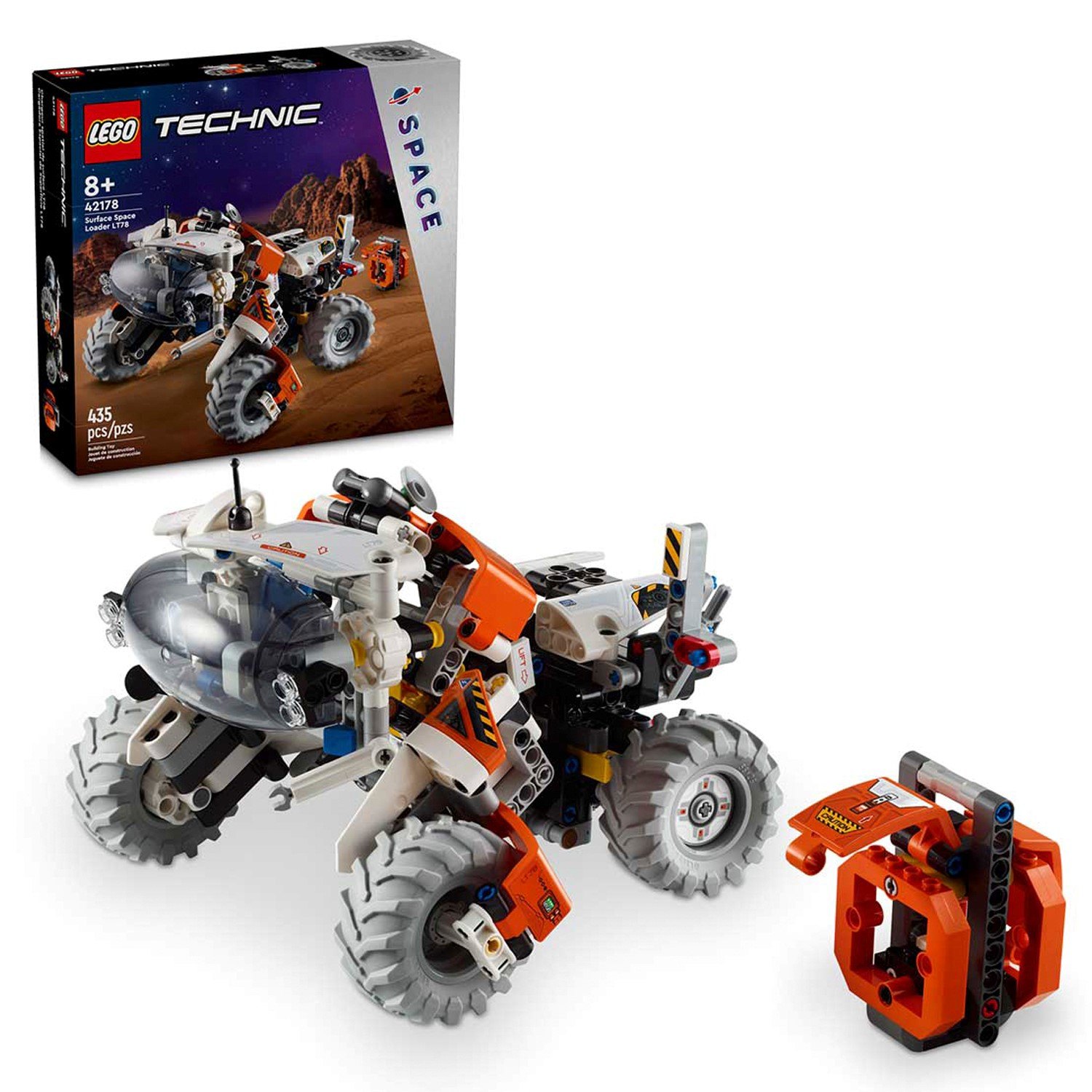 42178 Конструктор детский LEGO Technic Космический поверхностный погрузчик LT78 435 деталей возраст 8 5349₽