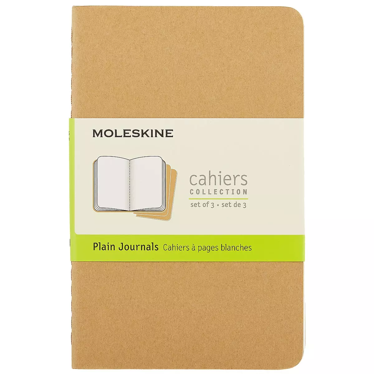 

Набор книг для записей Moleskin Cahier Journal Pocket, 3 штуки, мягкая обложка, 32 листа, А6