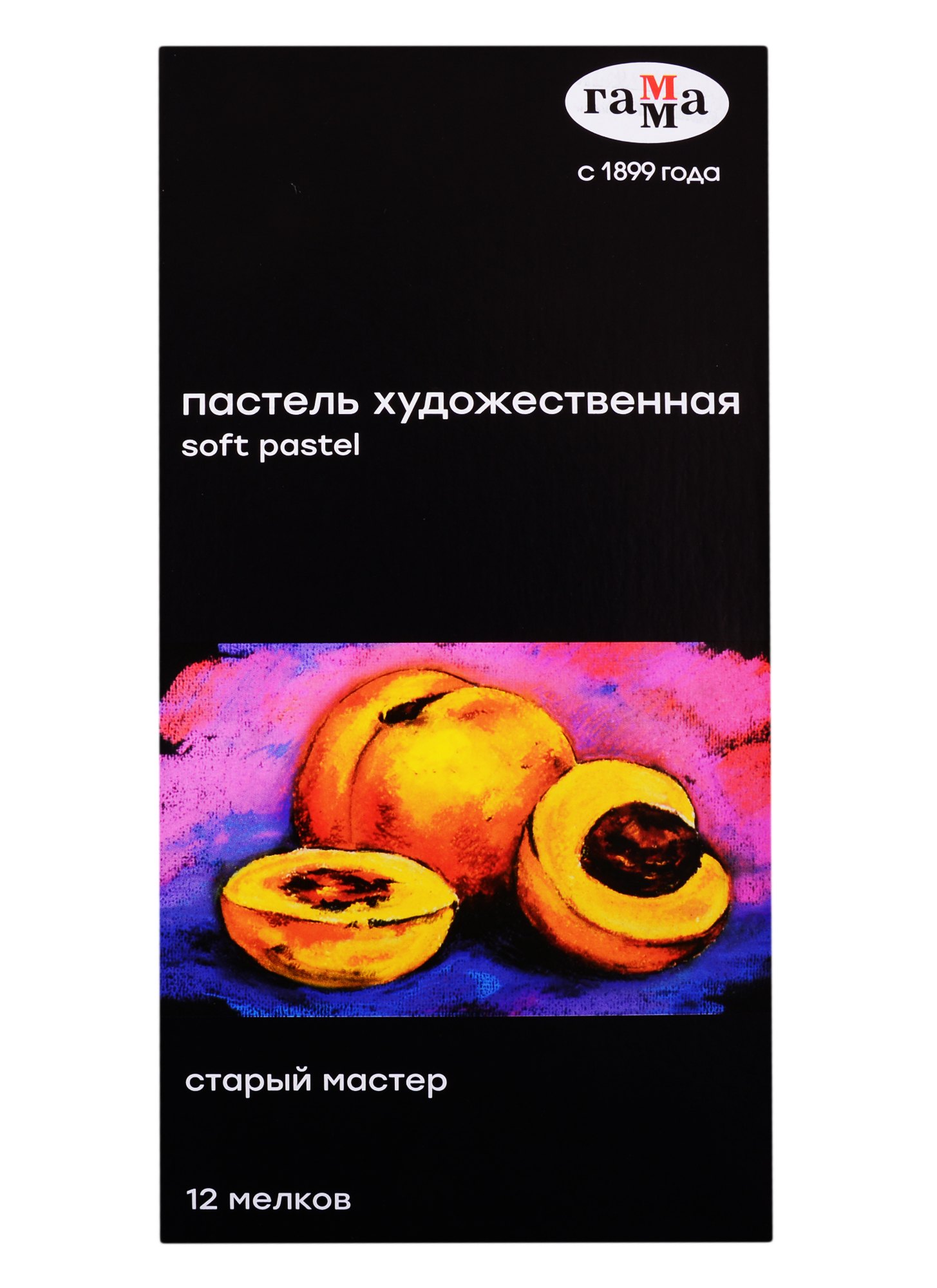 

Пастель художественная 12цв "Старый мастер "Яркие цвета", Гамма
