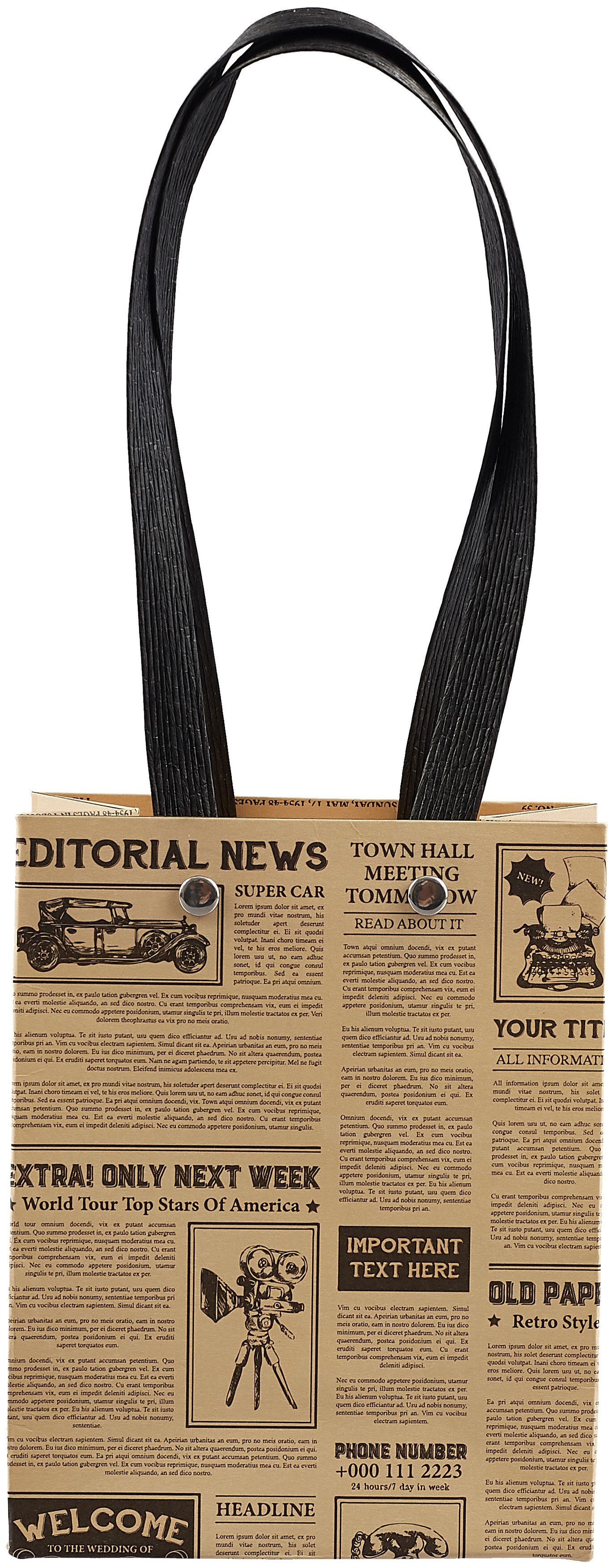 

Пакет А6 14*11,5*6 "City newspaper" нейтр., бум.мат.ламинат