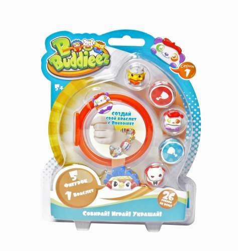 

Игровой набор, 1TOY/Вантой, Bbuddieez Набор 5 шармов, 1 браслет, 18*14*2см