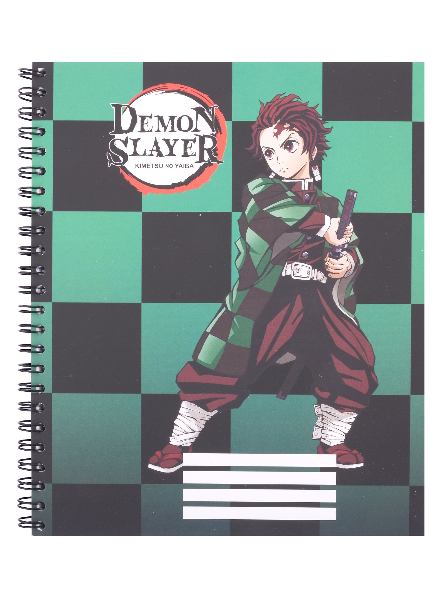 

Тетрадь в клетку Demon Slayer, Tanjiro Kamado V2, 96 листов