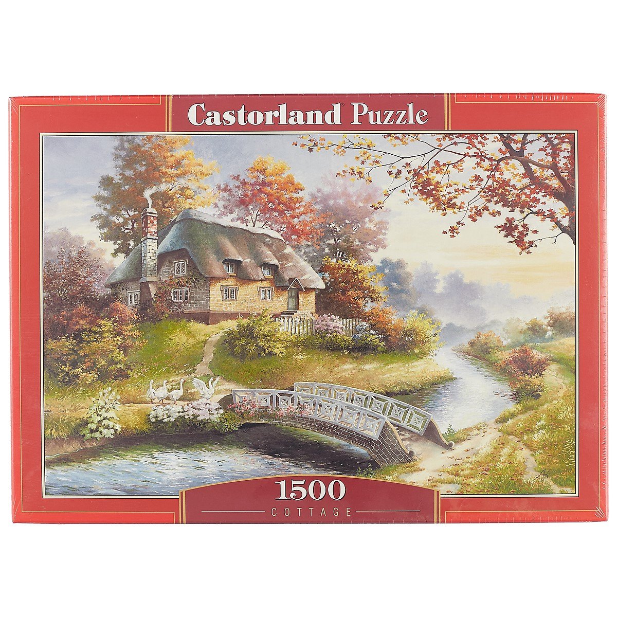 

Пазл Castorland 1500 эл. 68*47см. Коттедж