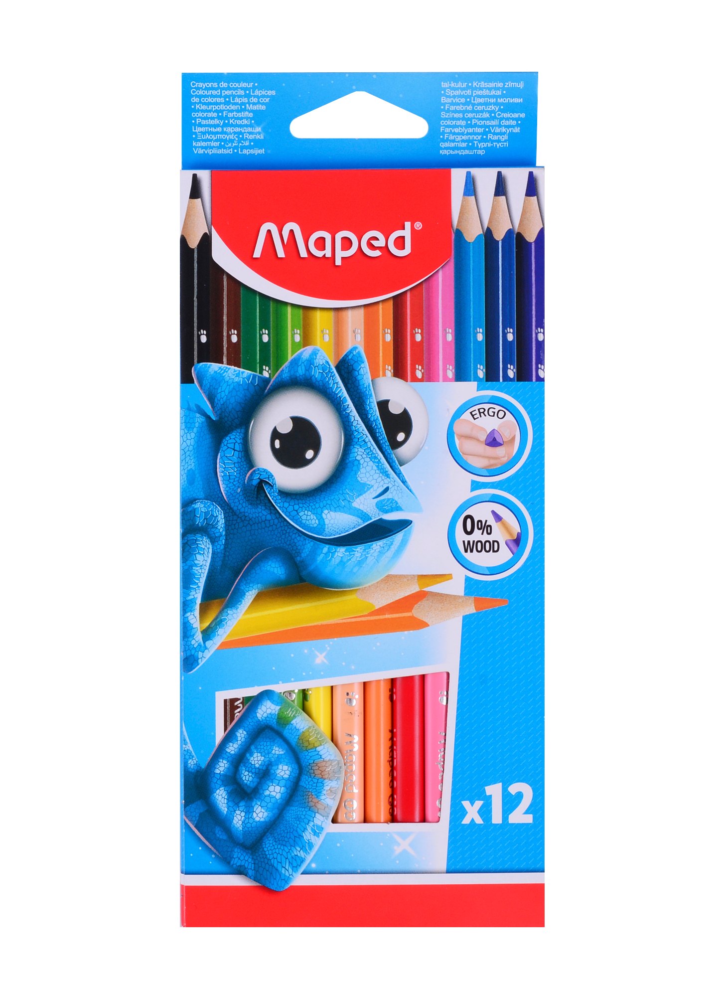 

Карандаши цветные Maped, Pulse, пластиковые 12 цветов