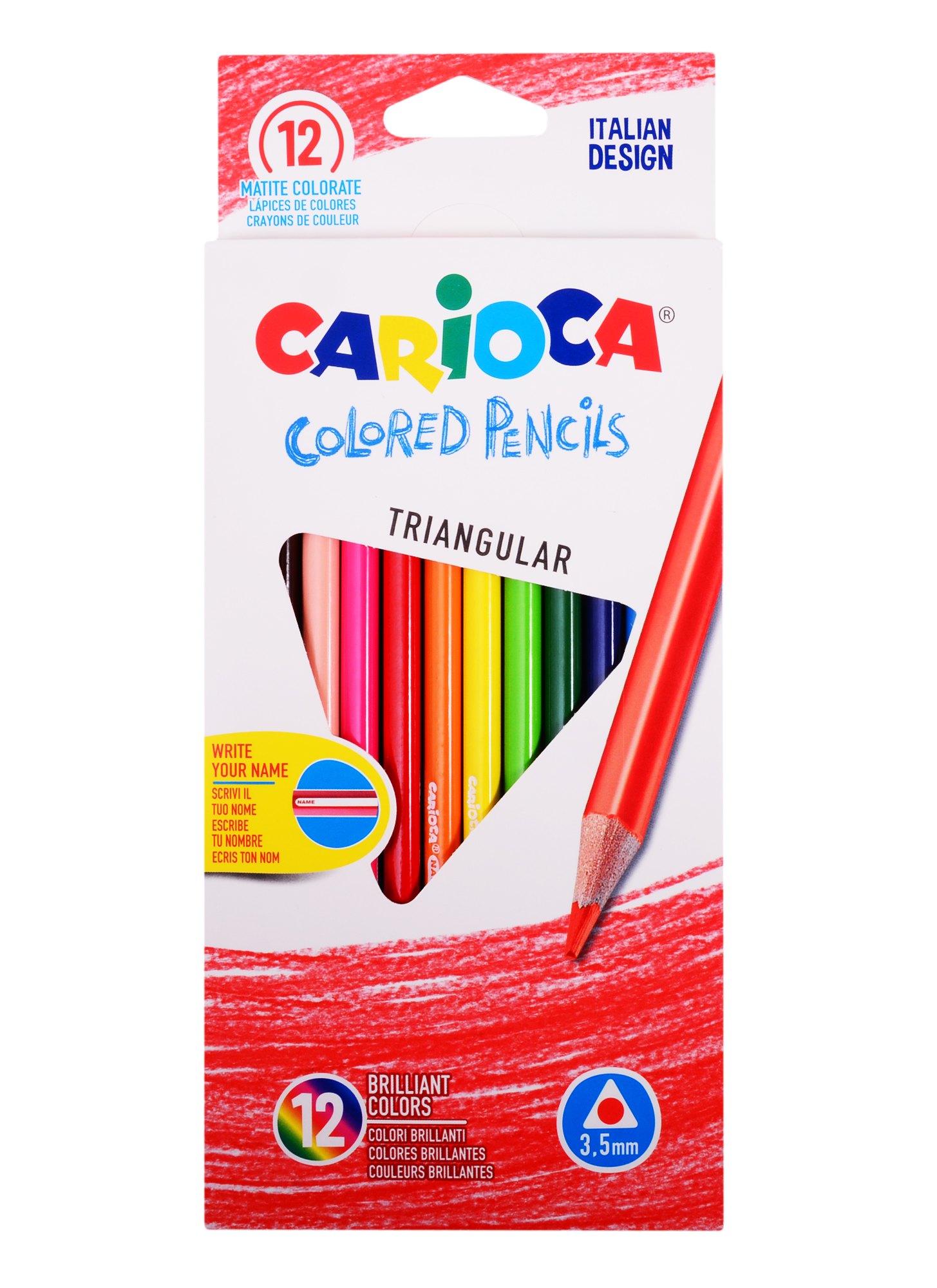 

Карандаши цветные Carioca, 12 цветов