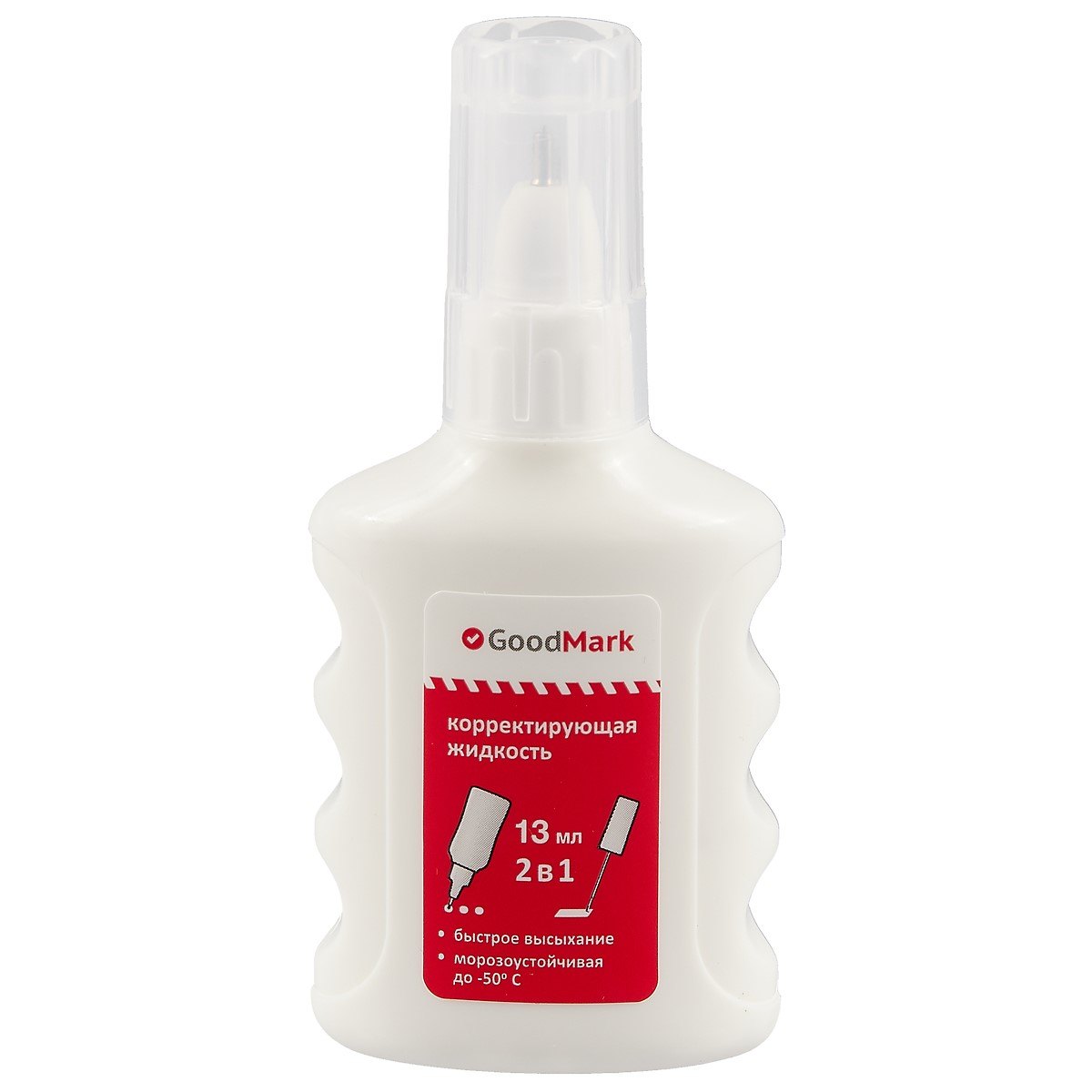 

Корректирующая ручка «GoodMark» с кистью