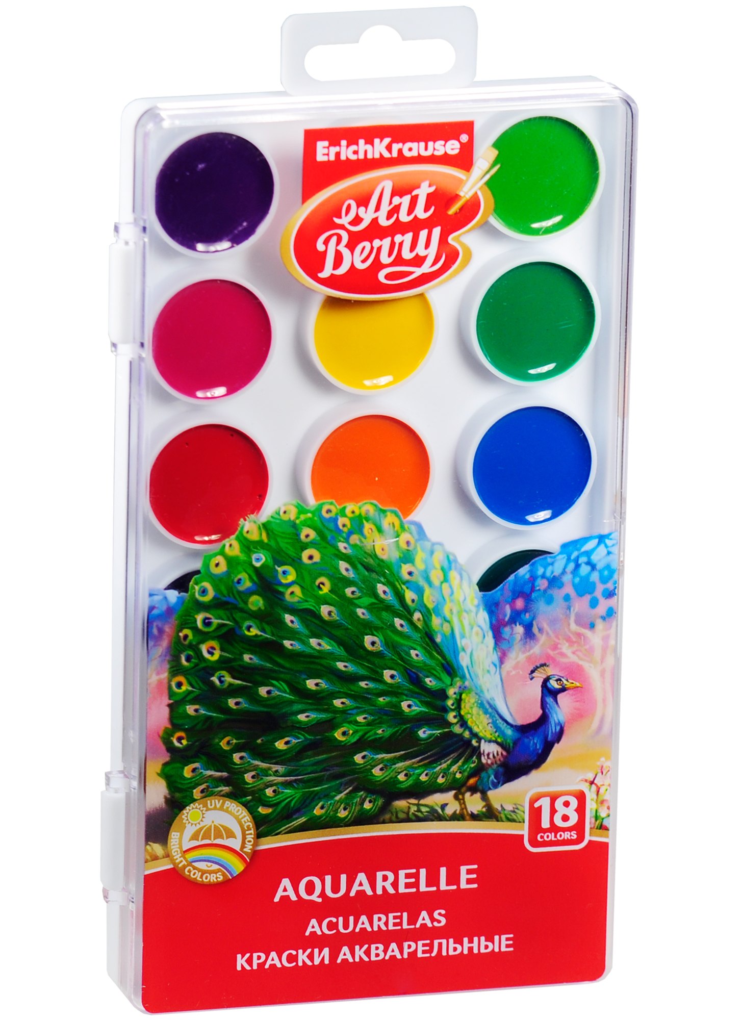 

Краски акварельные "Art Berry", 18 цв.