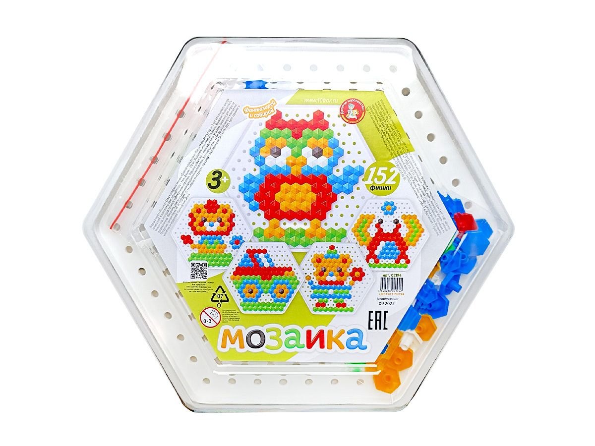 

Мозаика шестигранная "Сова" 152 элемента