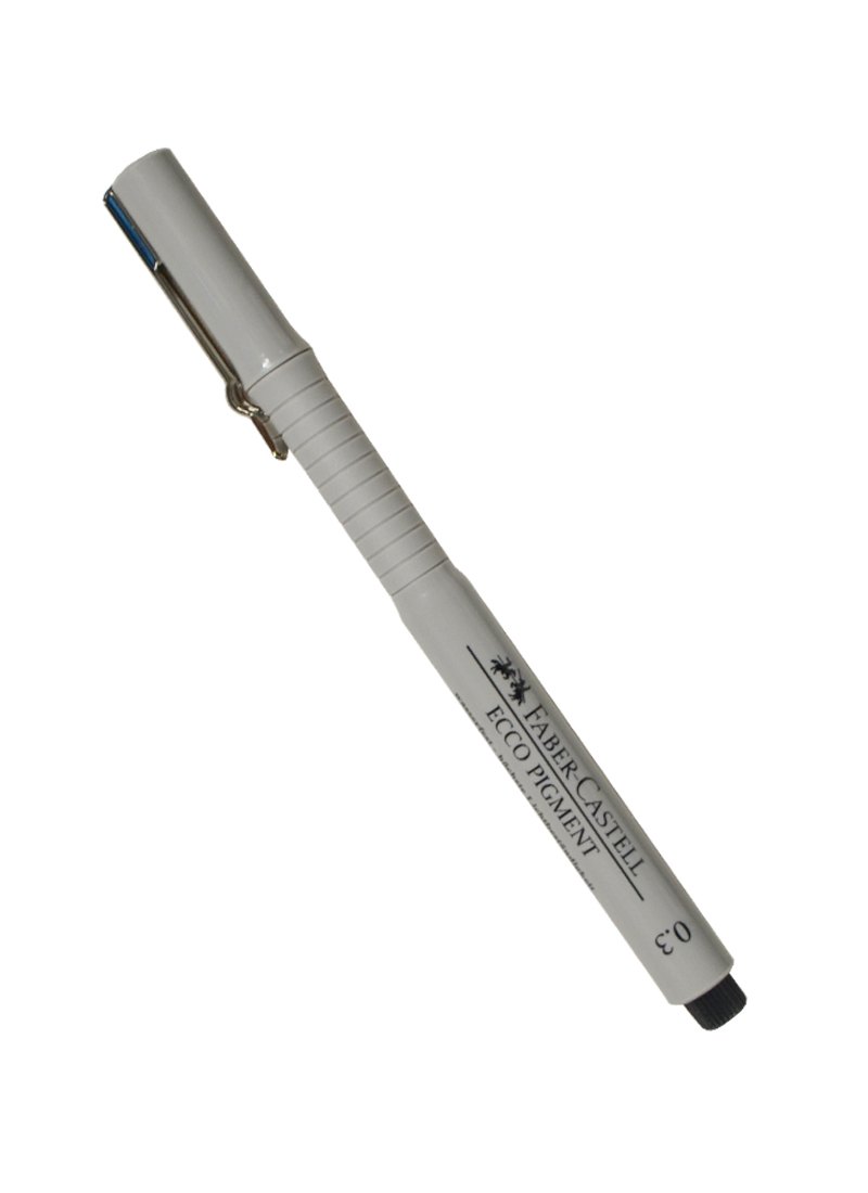 

Ручка капиллярная Faber-Castell, Ecco Pigment, черная 0,3 мм