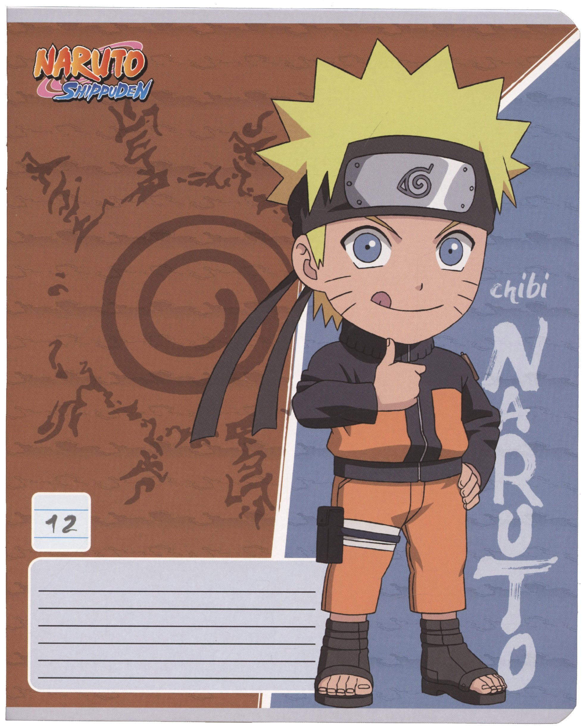 

Тетрадь в линейку Naruto, 12 листов, в ассортименте