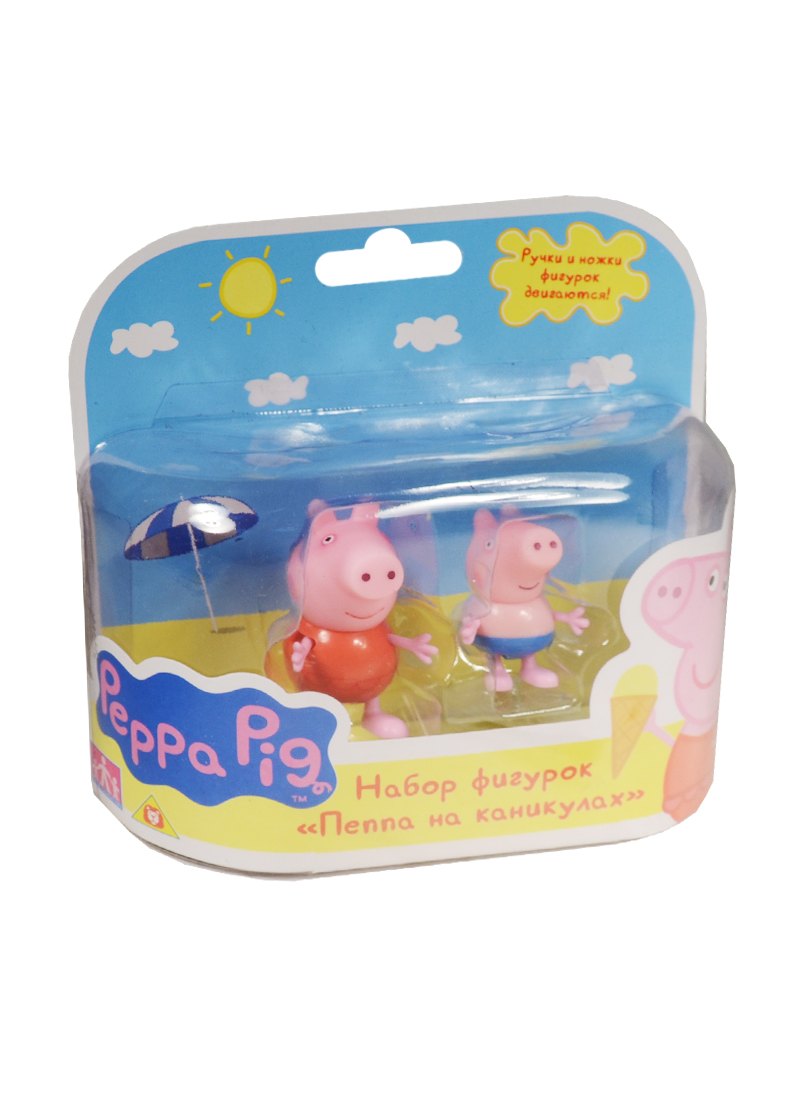 Игровой набор тм Peppa Pig Пеппа на каникулах 2 фигурки 869₽