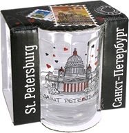 

Стопка СПб. Исаакий, сердечки 1шт в упаковке