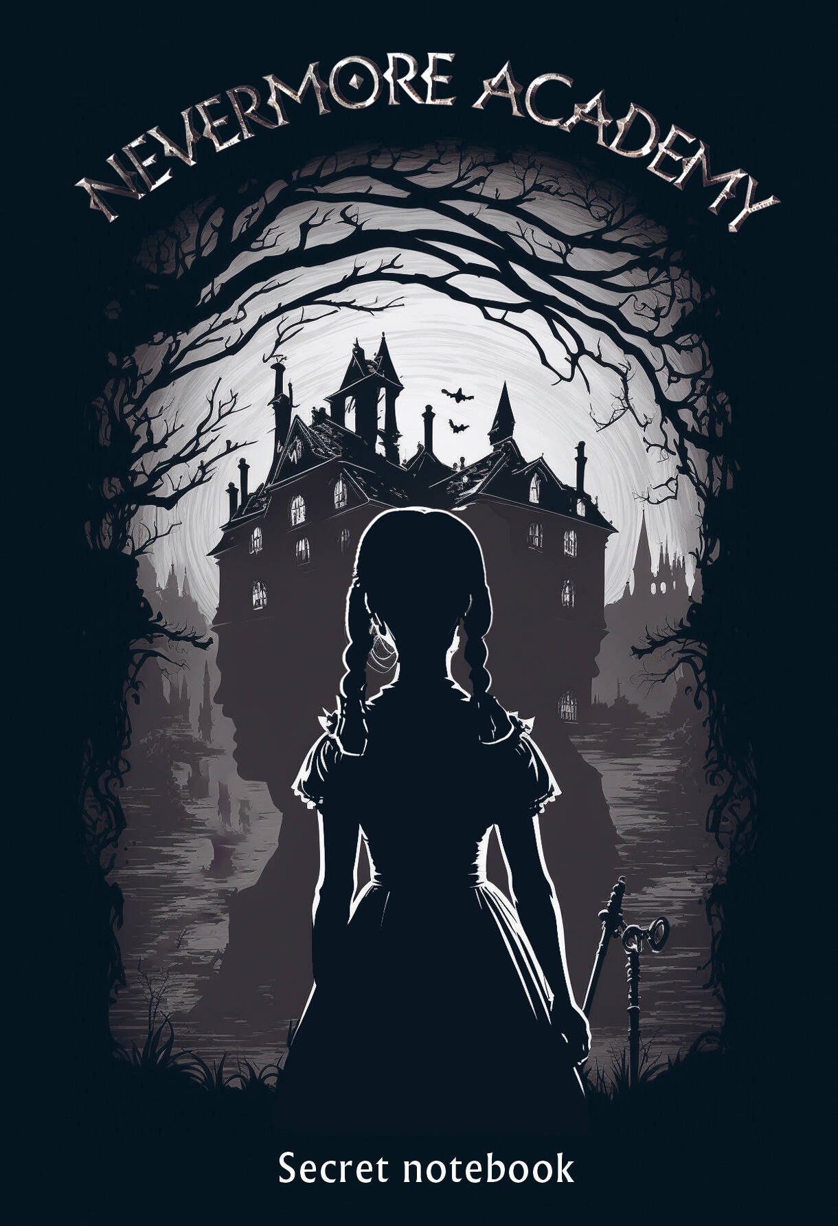 

Блокнот 48л "Neverrmore Academy. Secret notebook"