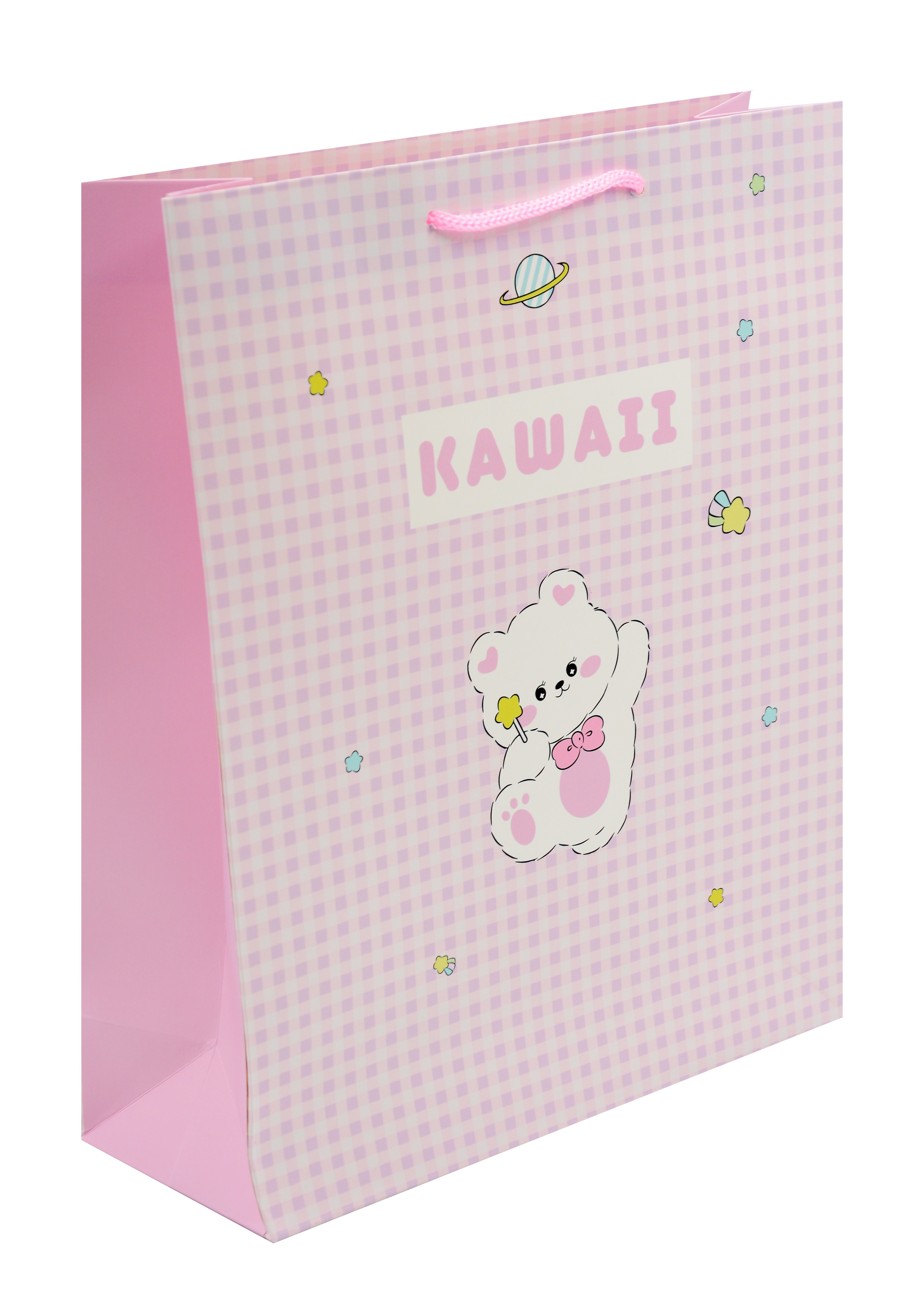 

Пакет А4 32*26*12 "Kawaii. Мишка. Basic" дет., бум.мат.ламинат
