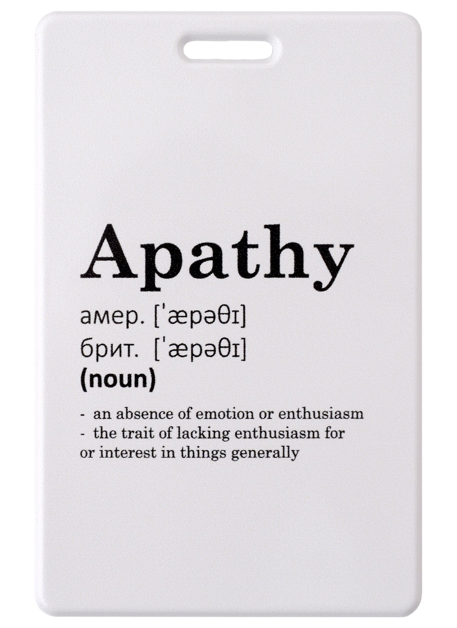 

Чехол для карточек вертикальный Apathy (словарь)