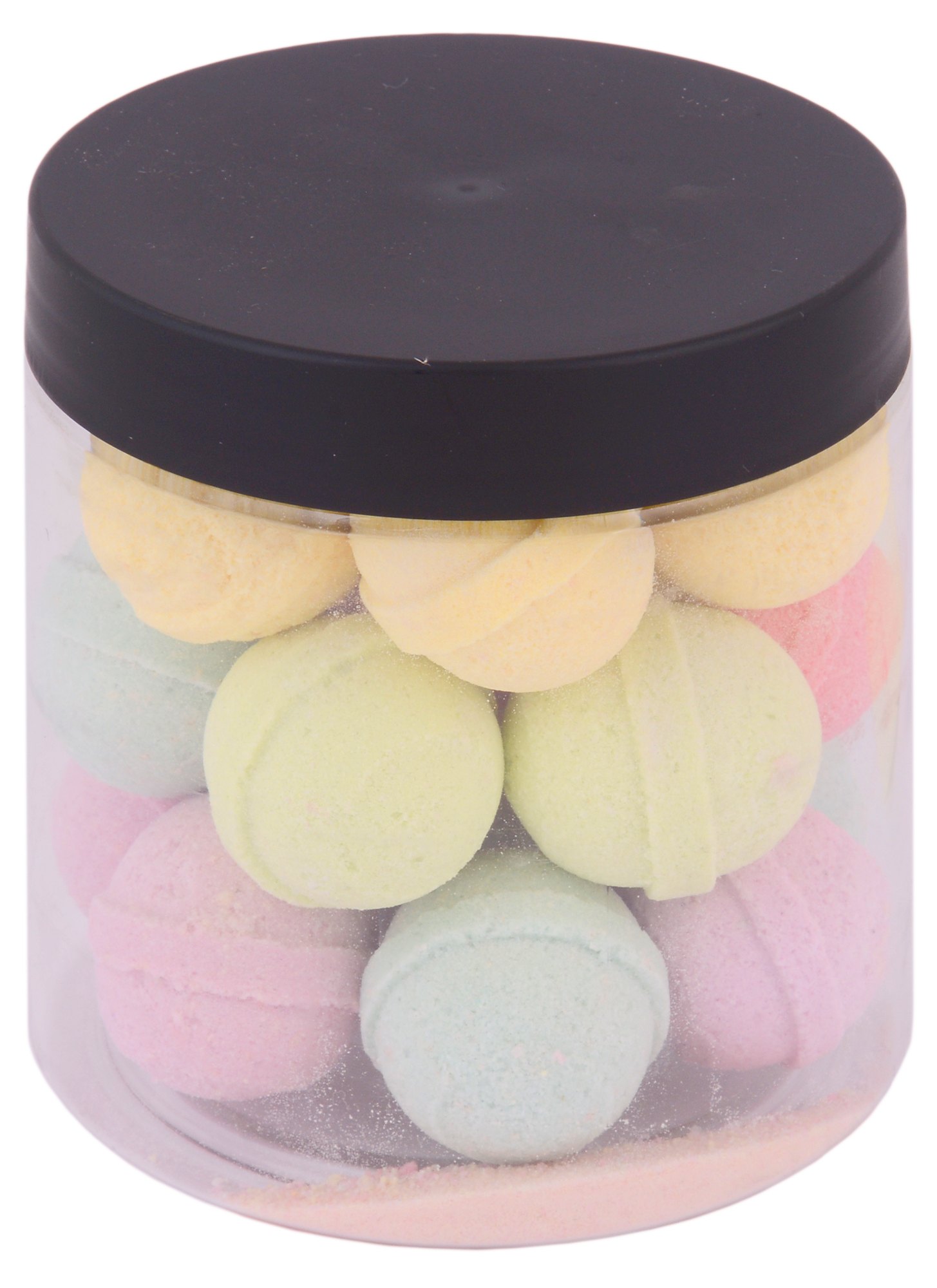 

Новогодние маленькие бурлящие шарики для ванны Rainbow balls (банка) (300 г)