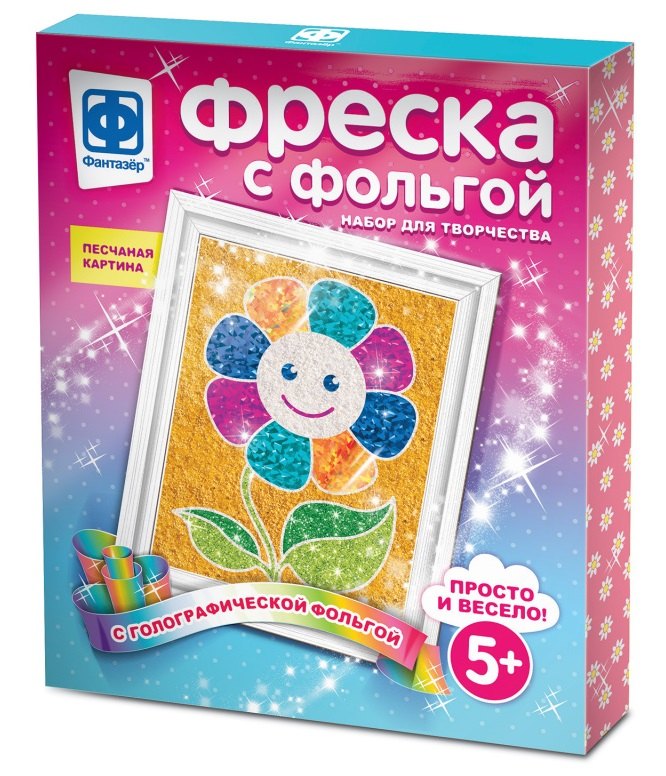 

Набор для творчества Фантазёр Фреска с фольгой Весеннее настроение