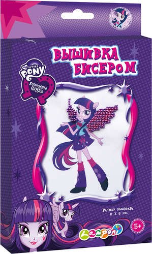 

Набор для детского творчества Набор д/вышивания бисером Equestria Girls