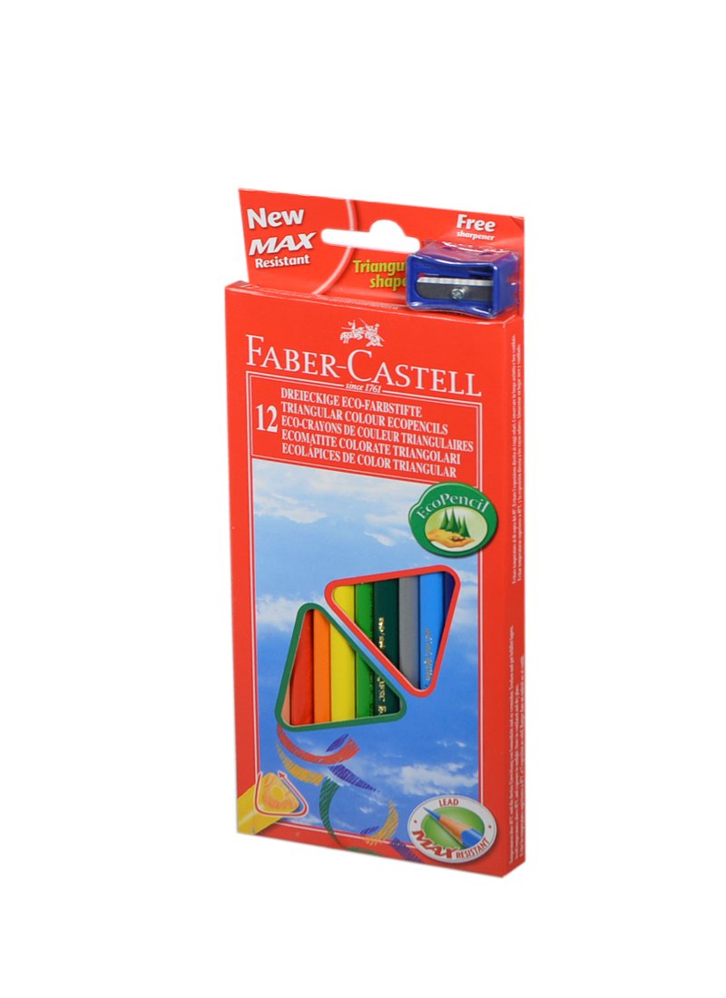 

Карандаши цветные Faber-Castell, ЕСО, 12 цветов
