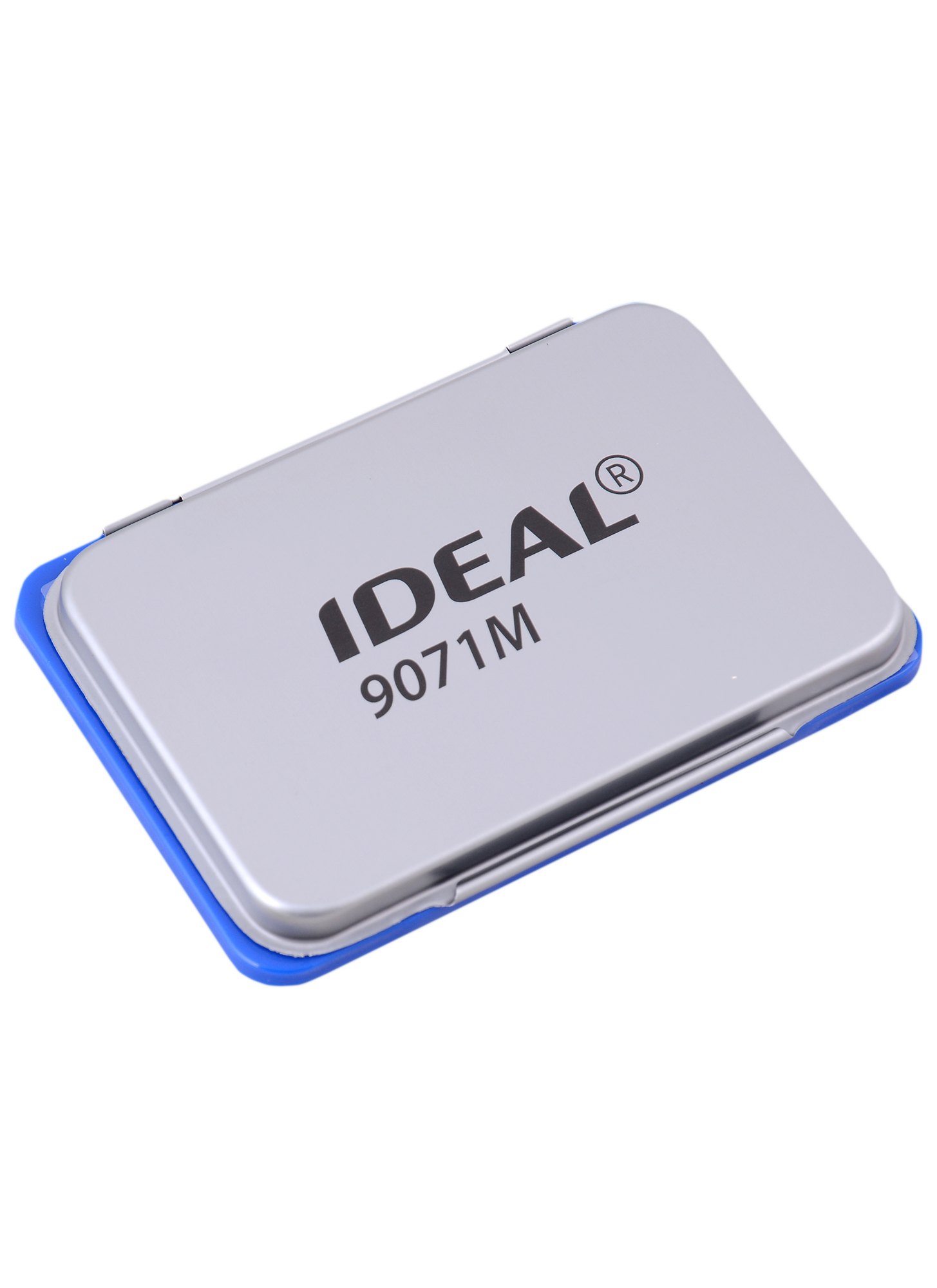 

Штемпельная подушка синяя 9*5,6см, металл, 9071