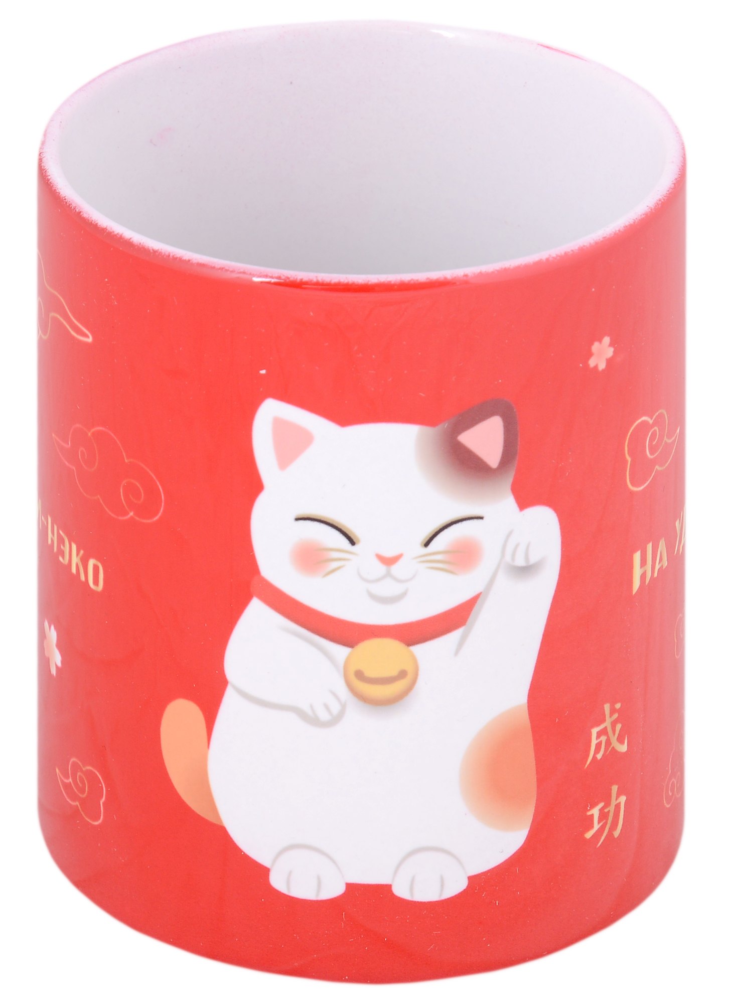 

Кружка Котик Манэки-нэко (керамика) (330мл) (коробка)