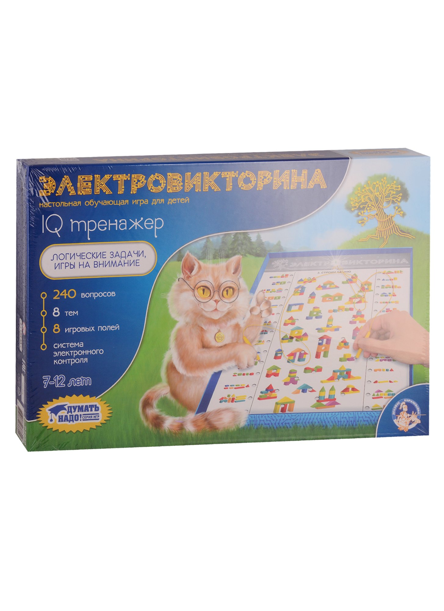 

Настольная игра ЭлектровикторинаIQ тренажер