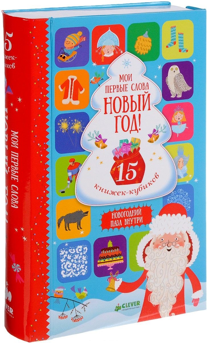15 книжек-кубиков Новый год Мои первые слова 1599₽