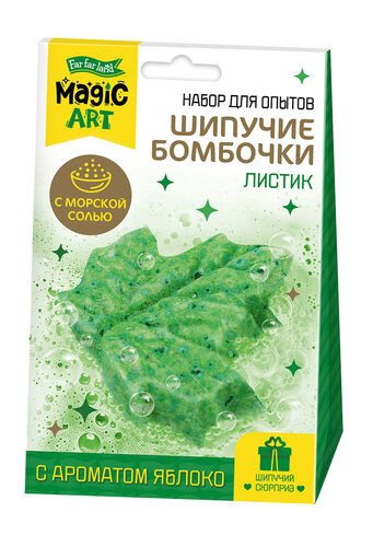 

Набор для опытов "Шипучие бомбочки. Листик"