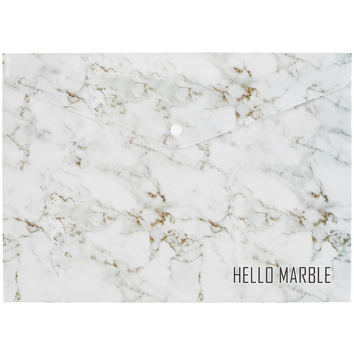 

Папка-конверт А4 на кнопке "Hello Marble"