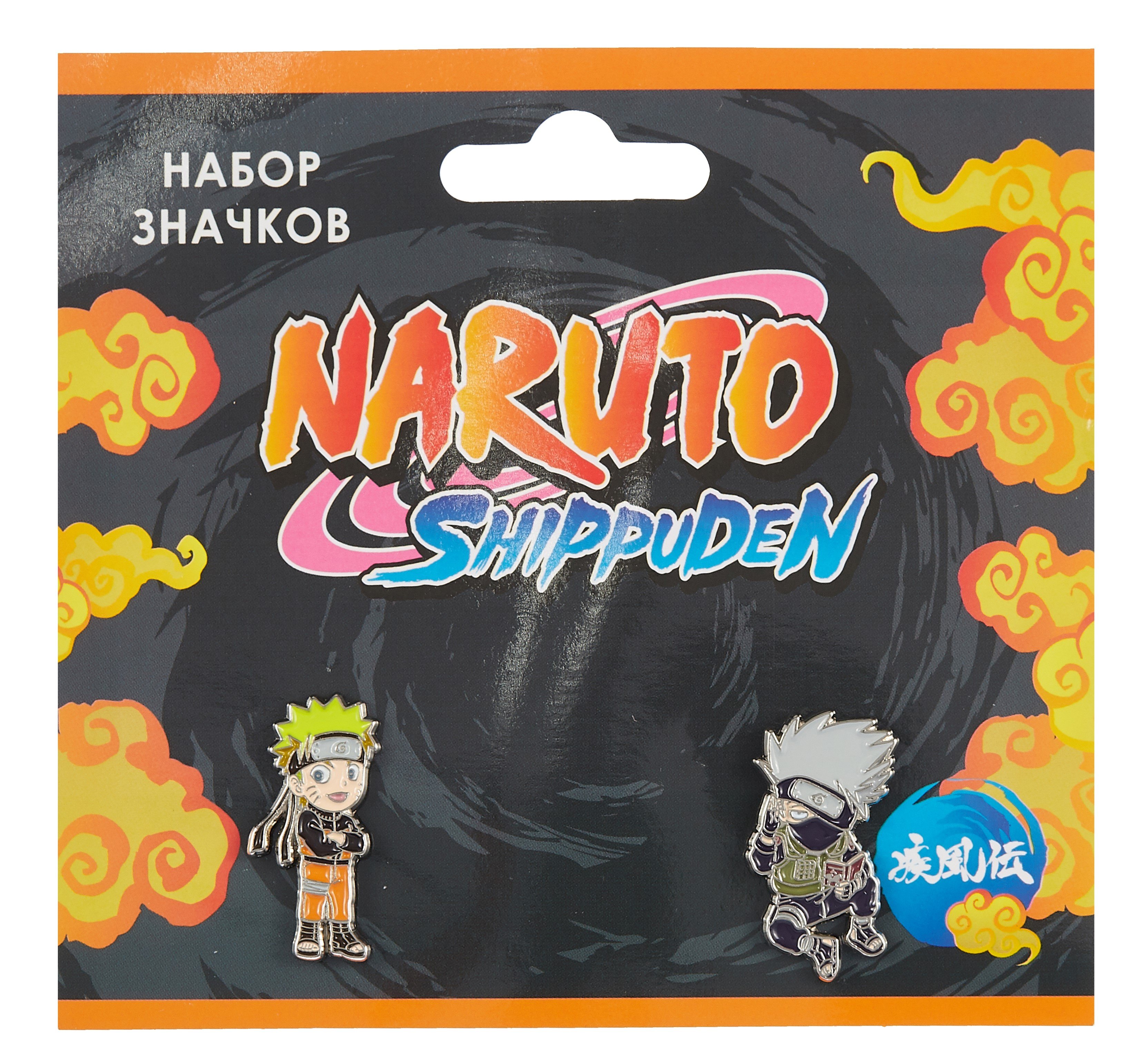 

Набор значков Naruto Чибики Шиппуден Нартуо (металл) (2 шт)