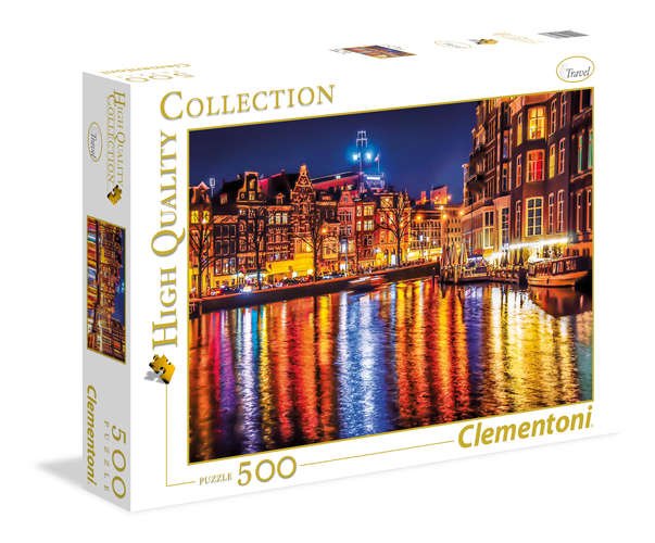 

Пазл Clementoni 500 эл. 49*36см. HQ Амстердам