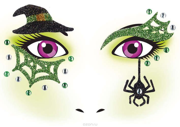 

HERMA Наклейки FACE ART WITCH
